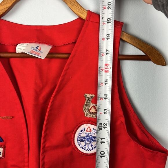 Vintage Boy/ Girl Scout / Cub Scout vest with patches and pins XL - Picture 11 of 12